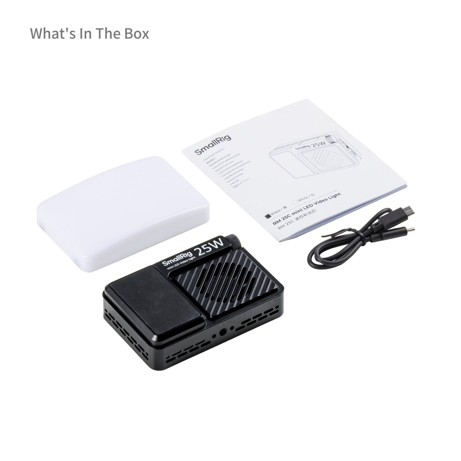 SmallRig RM 25C Mini LED Video Light، وهو مصباح LED محمول مخصص لصناع المحتوى ومصوري الفيديو.

أهم المواصفات والميزاتالقوة والسطوع: يأتي بقدرة 25 واط، ويمنحك شدة إضاءة تصل إلى 3070 لوكس على مسافة نصف متر.

نظام الألوان: يدعم ألوان RGB كاملة (أكثر من 36,000 لون)، مع إمكانية تعديل درجة حرارة اللون (CCT) من 2500K إلى 10,000K.

البطارية والشحن: يحتوي على بطارية مدمجة بسعة 3100 ملي أمبير تدوم حتى 50 دقيقة على كامل السطوع، ويدعم الشحن السريع PD ليرتفع شحنها إلى 80% في غضون 45 دقيقة.

ميزات إضافية: مزود بـ شاشة HD جانبية لعرض الإعدادات، وقاعدة خلفية مغناطيسية للتثبيت على الأسطح المعدنية، بالإضافة إلى 14 تأثير إضاءة سينمائي مختلف.


**إذا كنت صاحب هذا الإعلان وتريد حذفه لأي سبب، رجاءا أرسل رسالة إلى الدعم الفني**