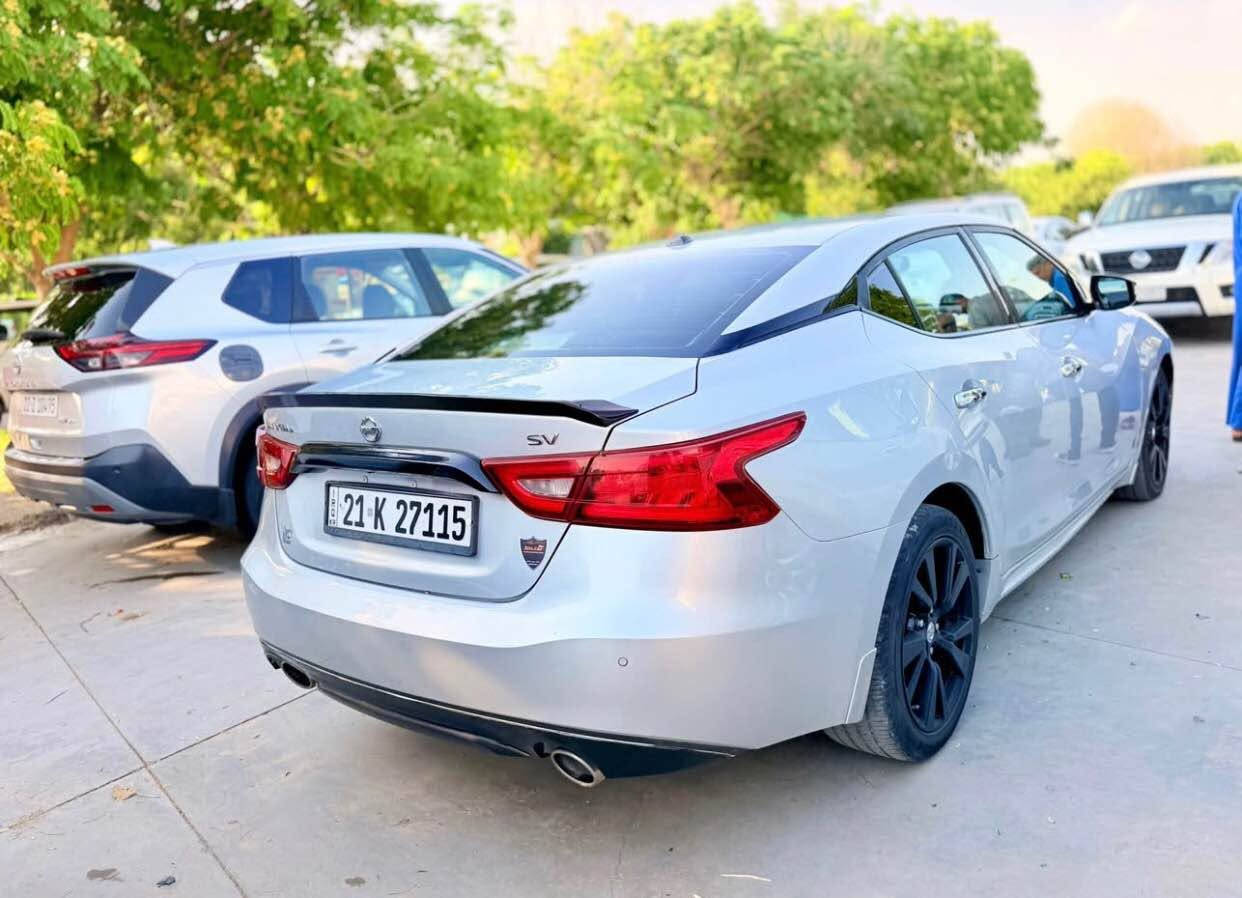 ✅للبيع ببلاش أنظف نيسان ماكسيما موديل 2017 nissan maxima
✅مواصفات ‏‎ SV
‏‎✅محرك V6 حجم 3500 
✅‏‎ المواصفات : بصمات ثنين 
✅ثلاث أنظمة قيادة سبورت إيكو نورمال
‏‎✅كشنات جلد
‏‎✅كشن كهرباء سائق + سكن
‏‎✅كشن هيتر سائق + سكن
‏‎✅تبريد قطعتين
✅كاميرة خلفية ‎دوارة + شاشة كبيرة كار بلي +خرائط GPS 
‏‎✅ويل حجم 18
‏‎✅تشغيل عن بعد
‏‎✅كروز سرعة تحكم ستيرن 
✅اشارات بالمري تحديد مسار
‏‎✅اشارات ترحيب منظومة زنون أصلية 
‏‎✅ليدات امامية
‏‎✅ماوس تحكم شاشة
‏‎✅بصمة تشغيل
✅‏‎ وبصمة ابواب وباقي المواصفات معروفة 
 ✅مكينة گير تبريد كهربائيات كلها مكفولة بشرط الفحص
‏‎✅ماشية 82  الف ميل حقيقي  
✅الضرر  : بونيد وجامرلغ الامامي فقط بدون دواخل وشبر بارد يم قبغ البانزين صور السونار ورقم الشاصي مرفق وية المنشور ايرباك ستيرن فقط ومرجع بلاد سستم
‏‎✅السيارة تريد تحويل تريد وكالة سنوية ورقم جديد لغاية شهر العاشر 2028 وبأسمي السيارة مال جنّاي مبدل هايدروليك گير جديد + باتري جديد ابو الضمان سنة تخم تاير جديد
✅السعر 118 وبيها مجال بسيط
للتواصل الاتصال عالرقم *********** كالار, السليمانية
