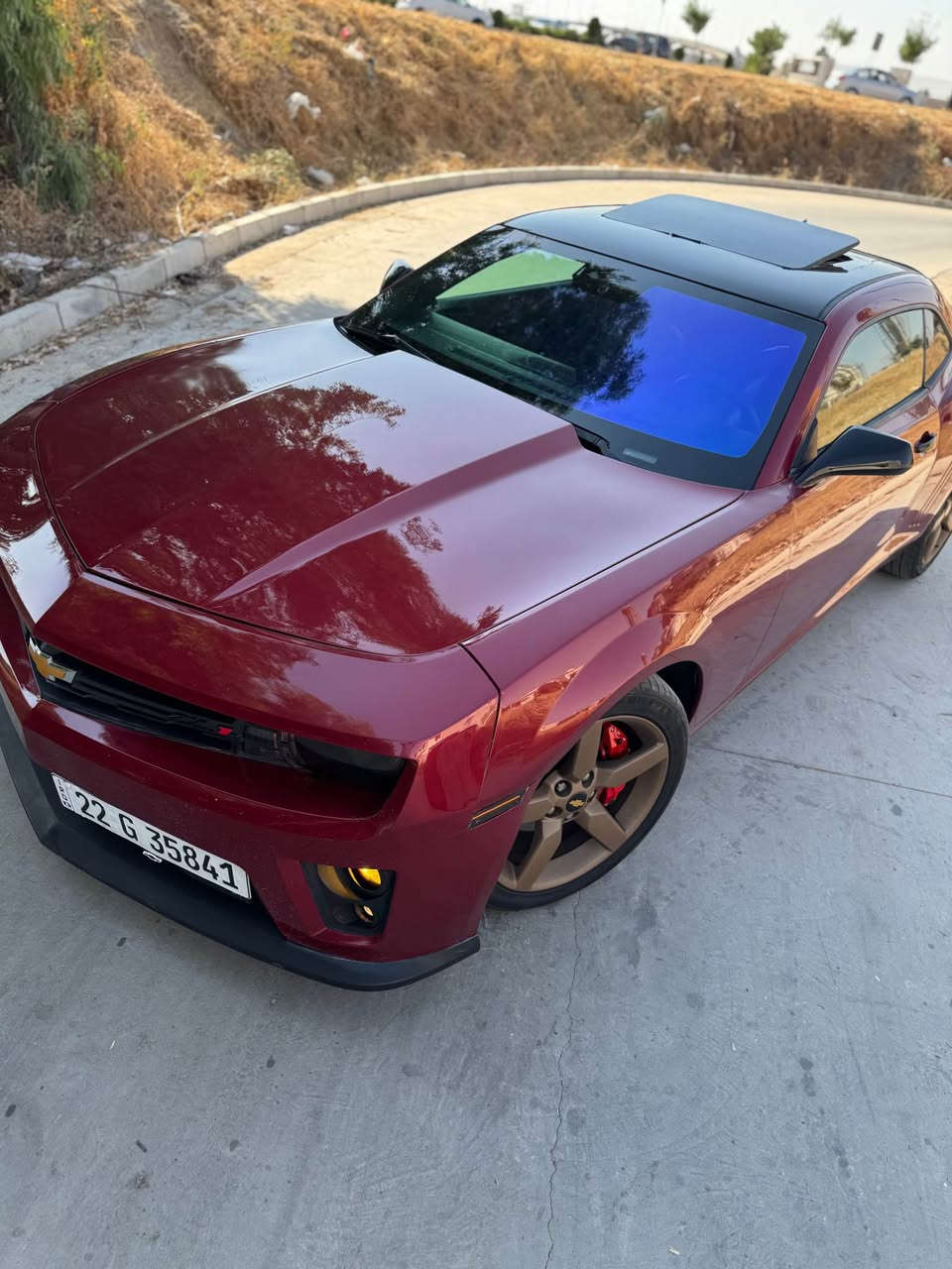 للبيع او مراوس
كمارو 2012 فول الفول
RS
اربع كيجات
سلايت
تشغيل عن بعد
سماعات boss
كامرة خلفي
كشنات كهرباء
وباقي مواصفات معروفة
صبغ حزام 
كير مكينة شرط
جام امامي بلورايز
طخم امامي خلفي شرط
تخم تايرات وتخم وياله جدد 
ادامة كاملة للمكينة من بلكات نوزلات مجاول فيتبم دهن كله جديد
رقم اربيل جديد سنوية جديدة تحويل او وكالة
*********** موصل, نينوى
