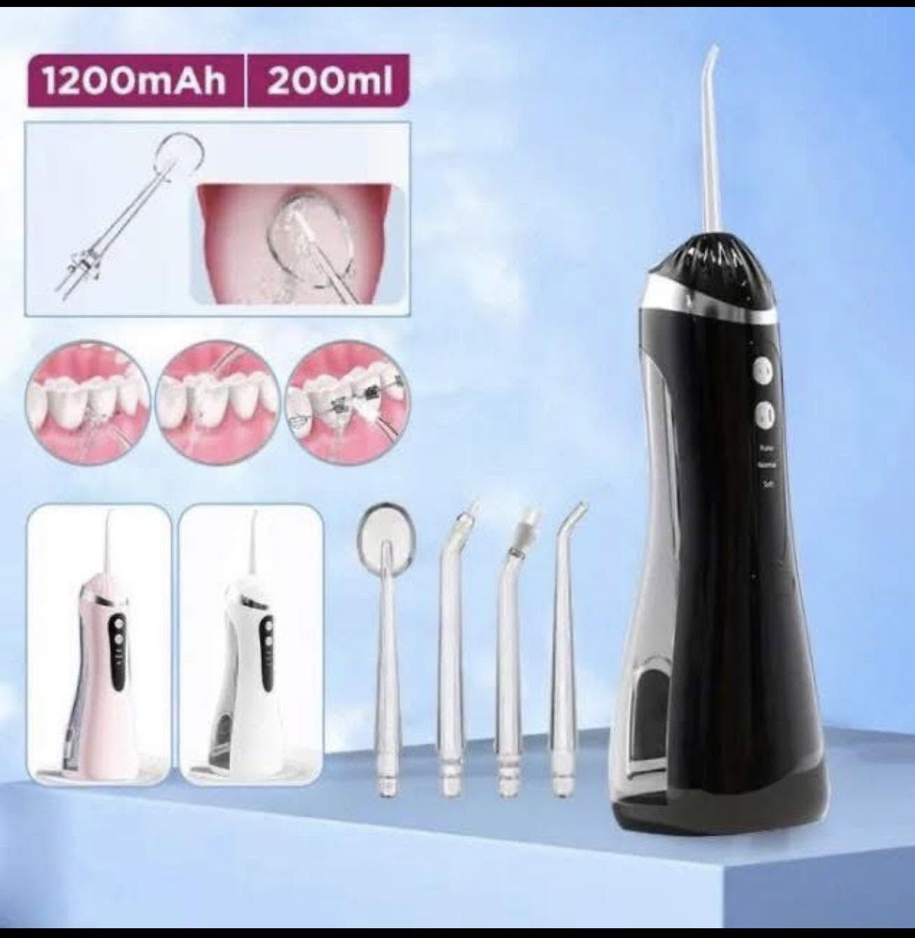 � جهاز تنظيف الأسنان المائي اللاسلكي (Oral Irrigator) 🦷

✨ العناية المثالية بأسنانك ولثتك في المنزل بكل سهولة!

💰 السعر: 23,000 دينار فقط

✅ مميزات المنتج:

* ينظف بقايا الطعام من بين الأسنان والأماكن التي لا تصل إليها الفرشاة.
* يساعد في الحفاظ على صحة اللثة وتقليل تراكم البلاك.
* مثالي لمستخدمي التقويم، الزراعة، والتيجان والجسور.
* يحتوي على عدة رؤوس استخدام لتناسب مختلف الاحتياجات.
* 3 أوضاع للتنظيف (لطيف – عادي – قوي).
* خزان ماء مدمج سهل التعبئة والتنظيف.
* قابل لإعادة الشحن عبر USB.
* تصميم لاسلكي وخفيف الوزن، مناسب للاستخدام في المنزل أو أثناء السفر.
* مقاوم لرذاذ الماء لراحة أكبر أثناء الاستخدام.

📦 محتويات العبوة:

* جهاز تنظيف الأسنان المائي.
* 4 رؤوس استخدام مختلفة.
* سلك شحن USB.
* دليل الاستخدام.

🚚 نوفر خدمة التوصيل إلى جميع محافظات العراق.

📍 الهدى للمستلزمات الطبية
📘 فيسبوك: الهدى للمستلزمات الطبية
📷 إنستغرام: @al_huda_med
📱 واتساب: ***********

✨ ابتسامة أنظف، ولثة أكثر صحة، ونظافة احترافية كل يوم! اطلبه الآن بسعر مميز 23,000 دينار فقط #مميز #مميزات
