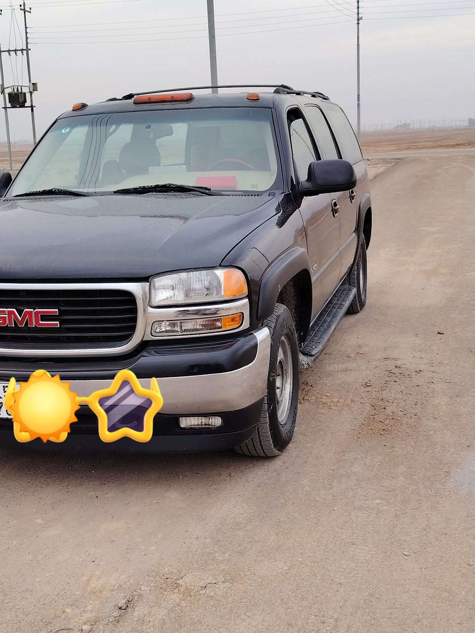 يوكن جمسي 2002 رقم انكليزي باسمي سنويه لغاية 30 دواخل كدلاك  مكينه 5300 كير 700  تايرات جدد  كهربائيات كامله.  مكفوله من النقل ومن الضربه. فقط صبغ تغيير لون  سياره جاهزه وناعمه السعر 110 وبيه مجال ***********
