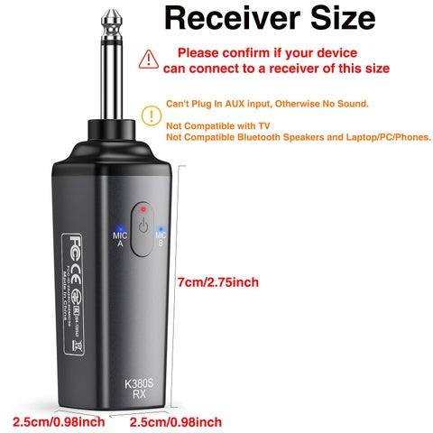 ميكروفونات ليكاتو لاسلكية مزدوجة قابلة لإعادة الشحن LEKATO K380S) قابلة لإعادة الشحن، حيث تدوم بطارية الميكروفون حتى 30 ساعة وجهاز الاستقبال حتى 15 ساعة. 
الاستخدام: مصمم للكاريوكي، الغناء، الخطابة، الحفلات، وحفلات الزفاف، ويتوافق مع أنظمة الصوت ذات مدخل 6.35 ملم. 
السعر 25


**إذا كنت صاحب هذا الإعلان وتريد حذفه لأي سبب، رجاءا أرسل رسالة إلى الدعم الفني**