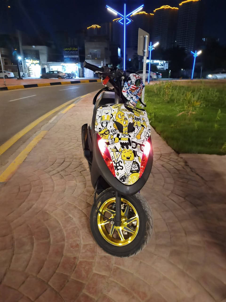 السلام عليكم دراجه ماكس عدله مال لعب تعمير جديد كله جديد صبغ حراري مكينه رمبه شيال رياضي بجم ٤ ولفات شوته ٤ ولفات قبق هندر رياضي دبل ستان هندر وشلعه ومعدل احلى من الصور مكاني بغداد ساحه اللقاء *********** اتصل علرقم مكلف بل نشر
