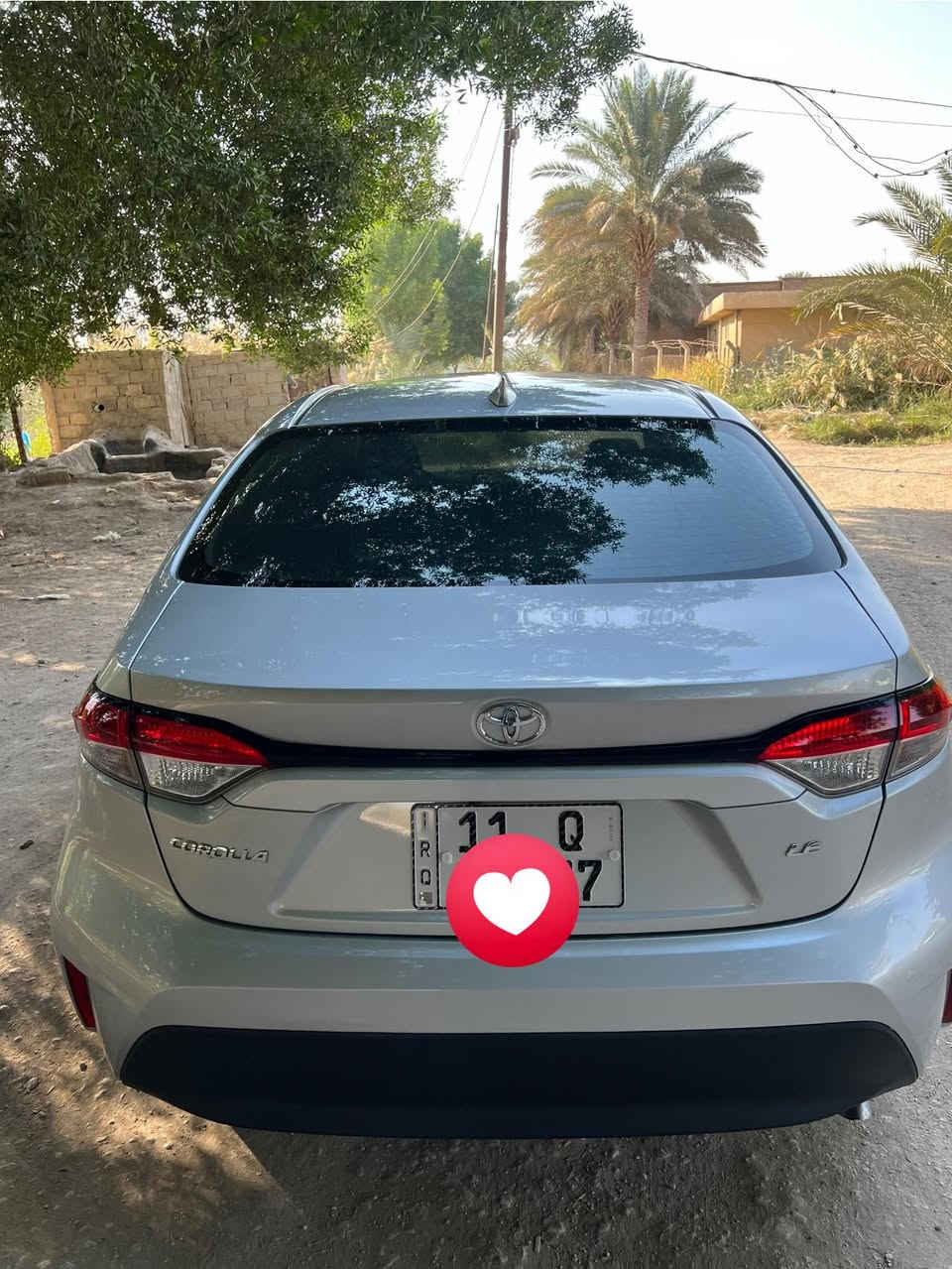 السلام عليكم 
كورلا 2024 le بانزين فقط ياباني اصلي تسجيل جديد 
رقم بغداد بأسمي 
السياره كفاله عامه من صبغ وبارد وتبديل
داخله تقرير غرق (تعمل وتسير بدون نسبه السياره برغي مامفتوح بيها يعني داخله تشتغل مو عطلانه ) بدون تصليح اي شي
السعر 155$ وبيها مجال قليل
مكان السياره بابل-حله
للتواصل ***********
