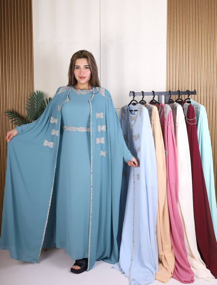 • النوع : قفطان قطعتين ستراس
• القياسات :  1/2/3/4/5/6
• رقم الموديل : 002
• عدد الألوان : 7
• نوع القماش : جورسيه مع شيفون
• عدد السيرية : 6 قطع من كل لون
حصرا سيرية كاملة 42 قطعة
للتواصل مسنجر


**إذا كنت صاحب هذا الإعلان وتريد حذفه لأي سبب، رجاءا أرسل رسالة إلى الدعم الفني**