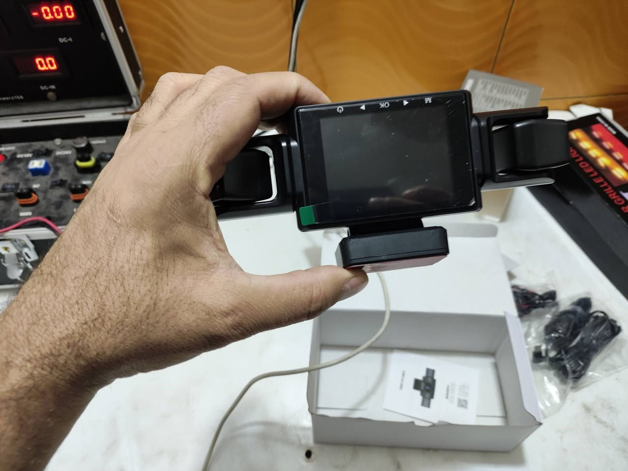 داش كم وايفاي اربع كامرات ب35الف فقط أهلا وسهلا اخويه الغالي للحجز من امزون المعتصم يرجى ارسال رساله على وات ساب رقم الهاتف *********** 
توصيل لكل المحافظات 5الف فقط
