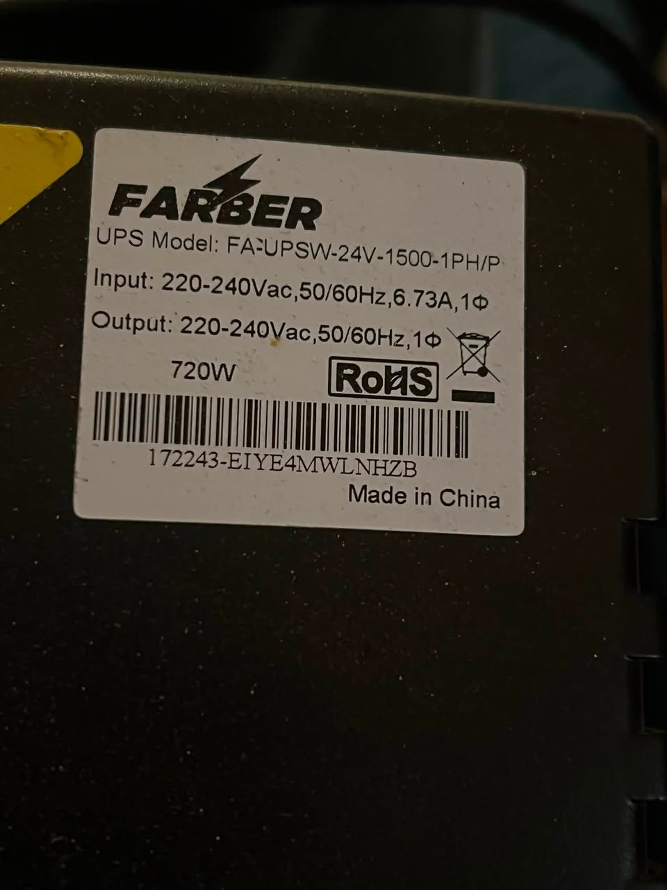 للبيع يوبي اس عدد 2 واحد 1500kv والثاني 1500va

الاول شغال طبيعي بس بطاريته تعبانه يرادلهه تبديل والثاني الواير المشغل مالته ضايع قيم واخذ ابيعهن ثنينهن
مكاني بغداد الدوره للتواصل ***********
