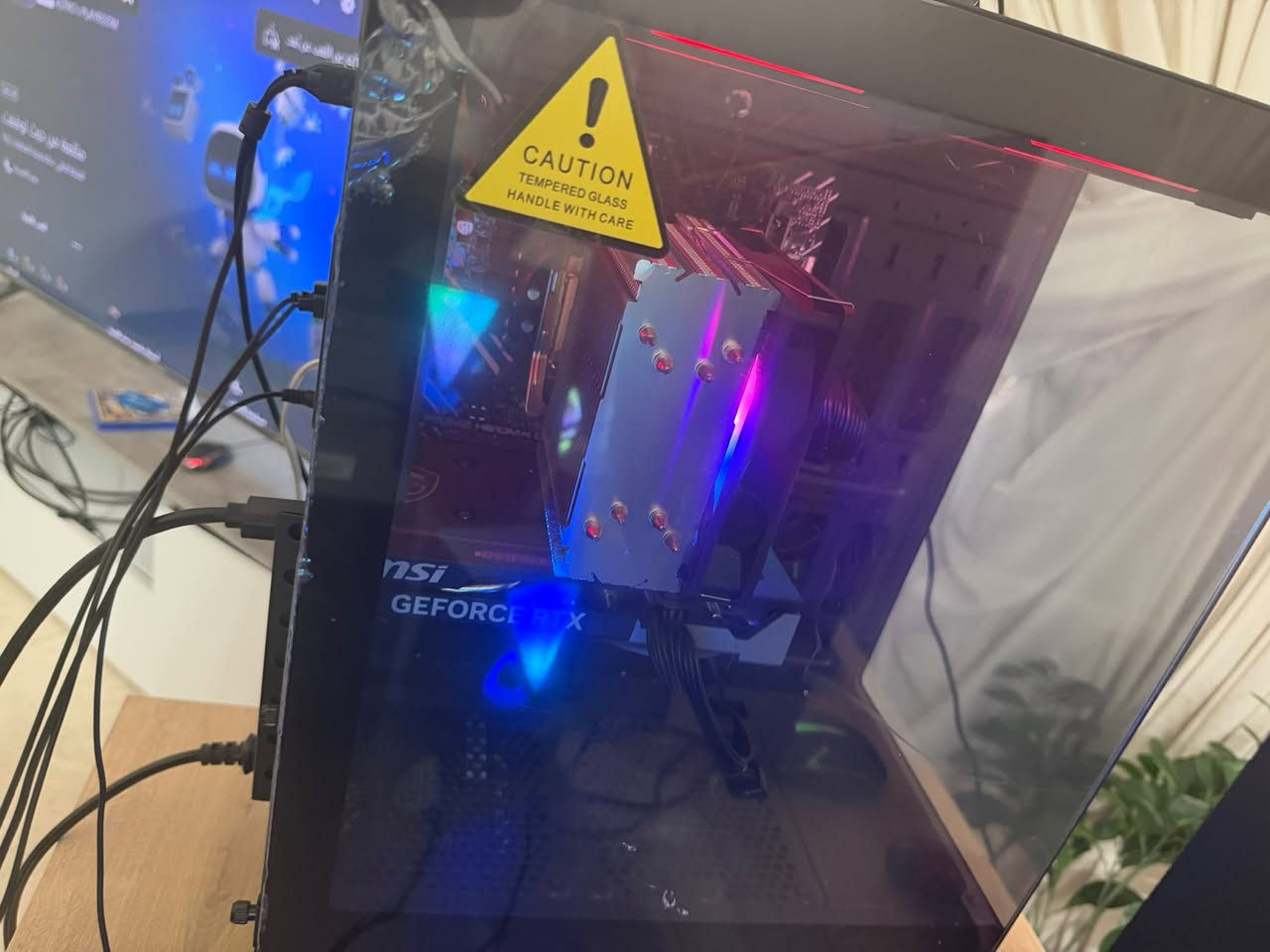 ((سبب البيع دراسة جان ما بعتة بس دراسة عندي))
مواصفات:

كارت شاشة NVIDIA GeForce  RTX 5060

المعالج:: Intel(R) core(TM) i5-14400F(16CPUs)

الذاكرةSSD:هي512

رامات: 16  2*8بسرعة 3200s

نوع الكيس ؛SAMA

لوحة الأم: من شركةASUS نوع   PRIME H610M-K D4 ARGB

مبرد هوائي

((هذي المواصفات كلها الله شاهد لو ما دراسة جان ما بعتها حاسبة قوية جدا جدا جدا تشغل كل الألعاب بأعلة دقة وحاسبة ما مستعملة هواي حتى لگيس او الايلون مال كيس ما مشيول

(((ما مستعمل غير 3 اشهر فقط يعني اخو جديد))


**إذا كنت صاحب هذا الإعلان وتريد حذفه لأي سبب، رجاءا أرسل رسالة إلى الدعم الفني**