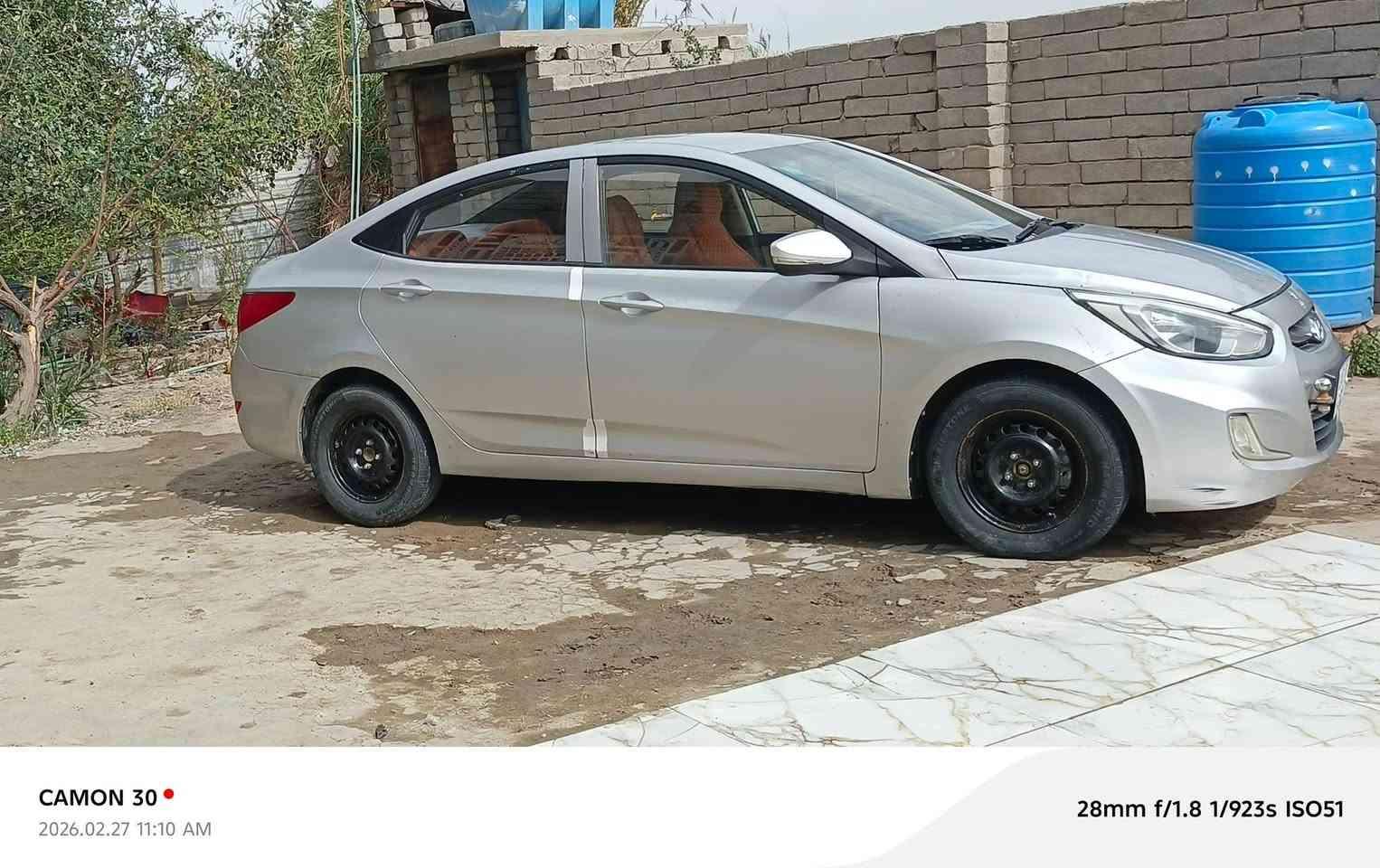 بسم الله الرحمن الرحيم
السلام عليكم سياره للبيع
اكسنت موديل 16خليجي
محرك وكير 1400دوش
سياره تبريد تدفىه كهربايات
جاهزه سياره (صبغ حزام) 
سعر ((65)) وبيه مجال قليل
مكان سياره ذي قار ((جبايش)) 
***********
