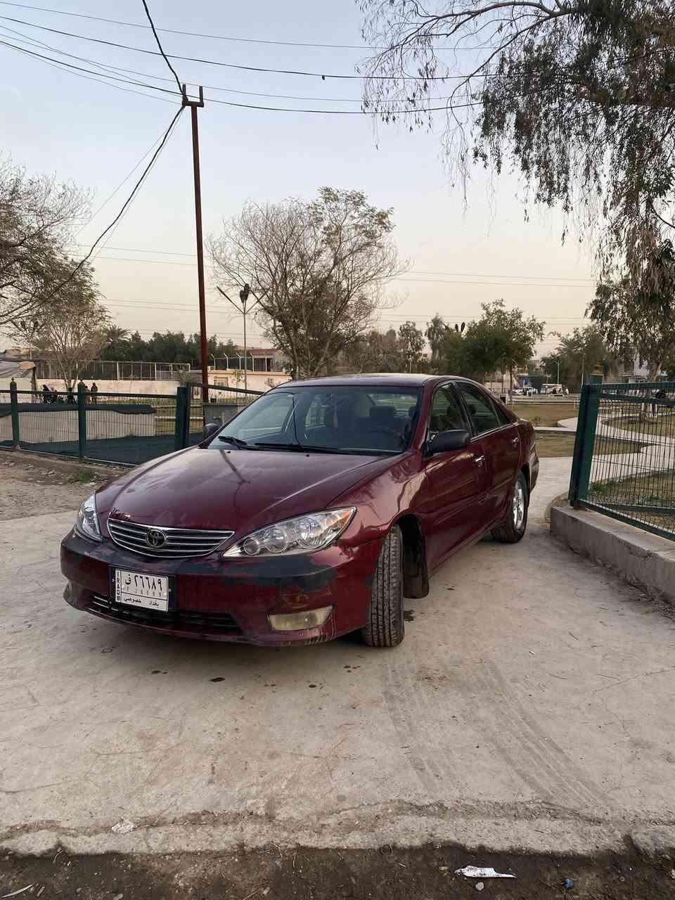 السعر78$
كامري 2006 وارد 4 سلندر
ضرر جاملق وباب عكس السايق 
محزمة صبغ تعمير النرماده بدون دواخل
يتوفر مقطع فديو توضيحي للسياره كامل
بغداد الدورة المهديه الثانية - التقاطع
للتواصل عبر الواتساب الارقام ادناه
  *********** - ***********
