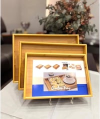 صينيه خشب • حجم كبير • الديوانيه