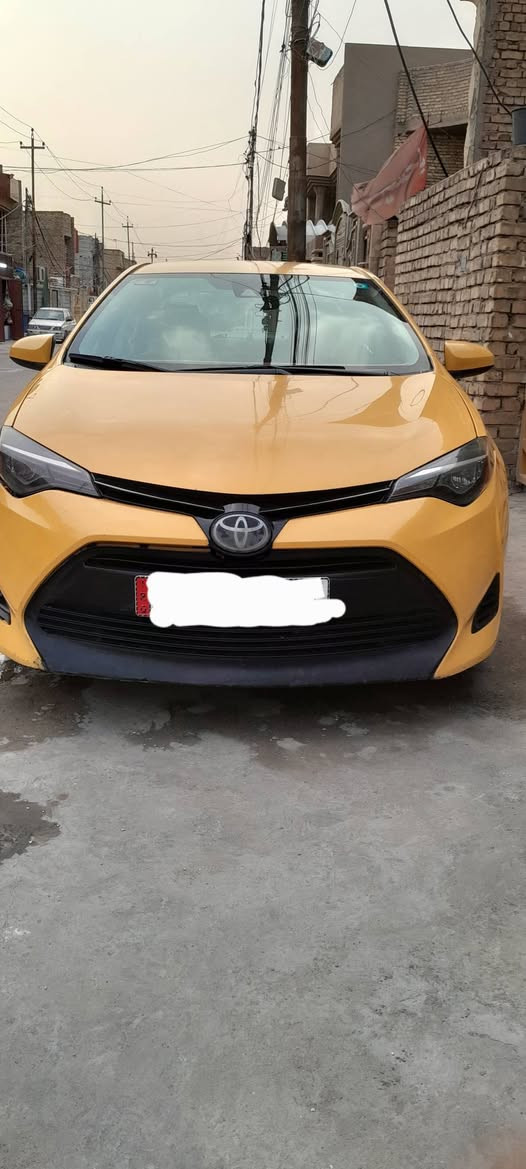 سلام عليكم للبيع تيوتا كورله تكسي موديل 2019 LE مكينه 1800 خير من الله وارد امريكي تبريد ثلج دوشمه كشنات قبل اسبوع رقم بغداد انكليزي الجديد السياره بسمنه جاهزه السياره ضربتها جنطه مبدله  وبيها بل عراق طخه مال ستوته بل جاملخ امامي وبنيد شويه بارد ولباب الوره بارد باقي مكفول مكاني بغداد الشعب سعر 155بيها مجال حك الجيه رقم ***********
