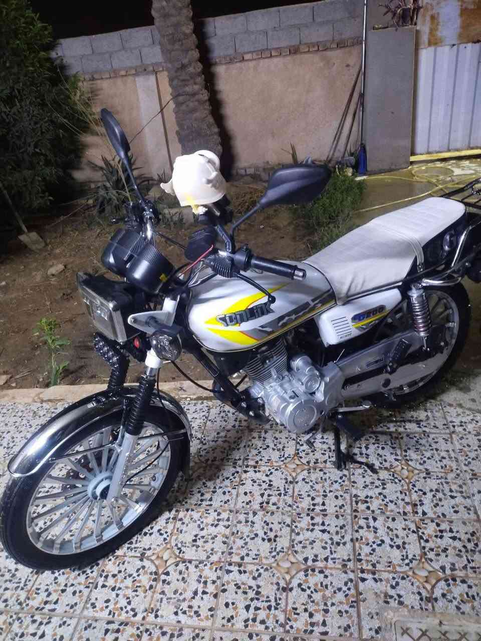 السلام عليكم ايراني للبيع موديل 2025دراجه خير من الله شاشه لمس +بيه سماعات دراجه دهن كله موتل  سعر850وبيهً مجال رقم ***********
