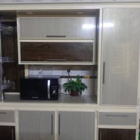 كاونتر المنيوم ابو السلة نضيف مستخدم قليل مترين في مترين والسنك مرمر م...