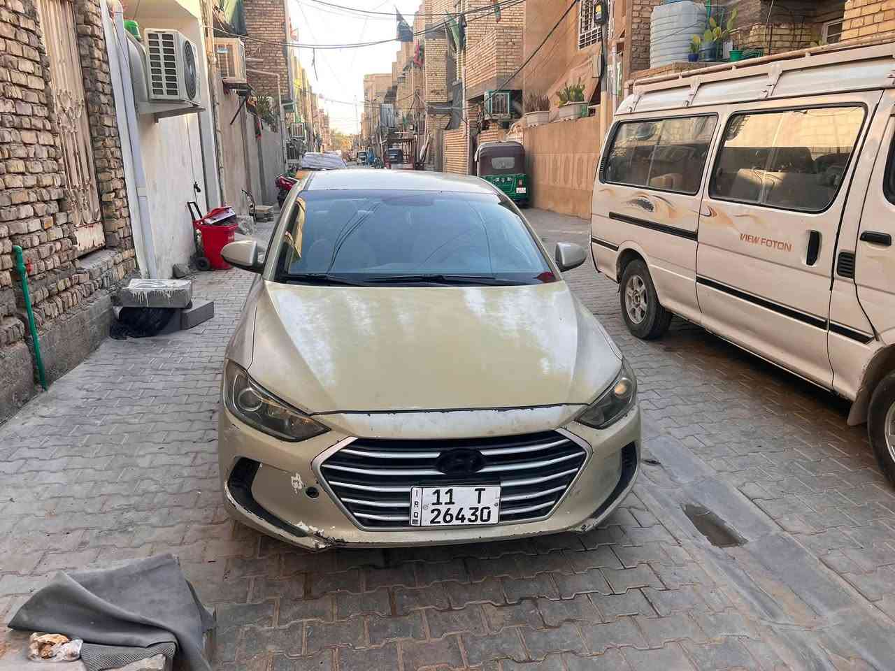 النترا مديل 2018وارد امريكي حادثه باب و جاملغ الخلفي مبدل بيه باب الخلفي عكس السايق  بيق قطع جراد عارضه. ب 95 وبيه مجال 
***********
