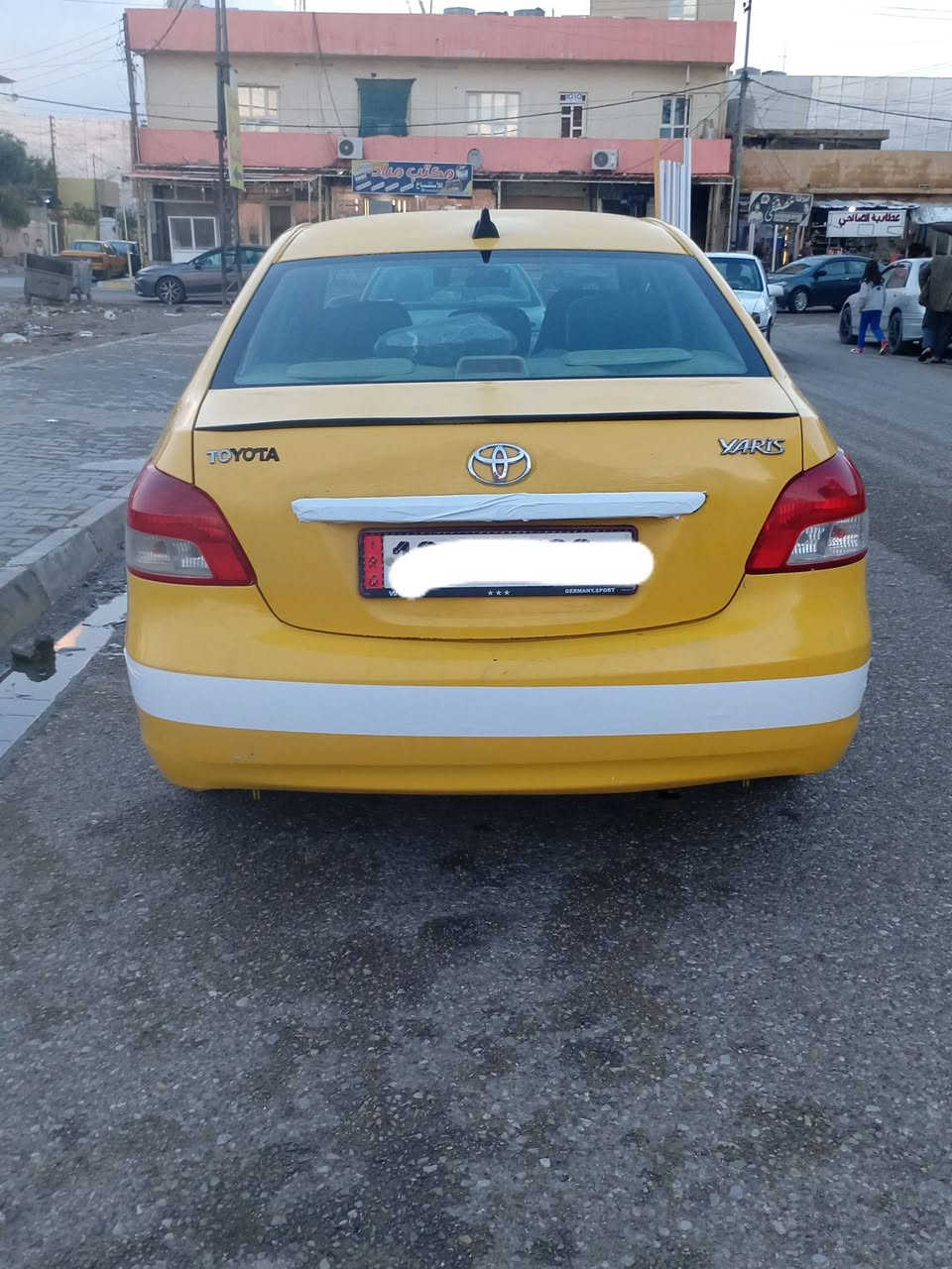 من رخصه ادمن
يارس موديل 2007
مكينه 1500
باسمي رقم نينوئ انكليزي
سنوية نهايه 27
كوبون بانزين
بيها قطعه وحده جاملغ خلفي فقط
#سعر 72 بي مجال
وتساب  ***********
خط ***********
عنواني كركوك
