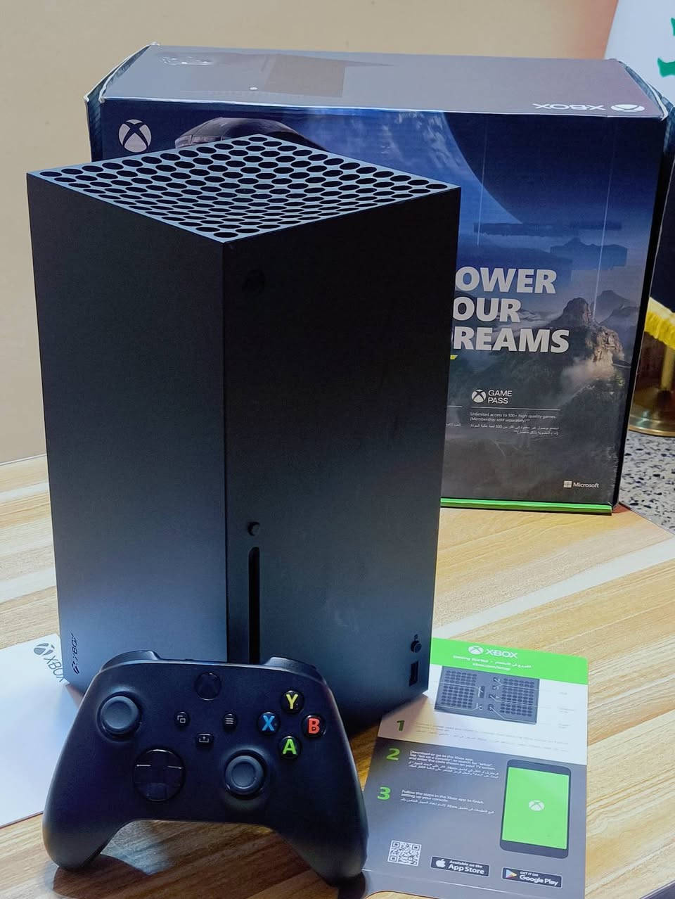 سيريس X اكس🎮✅/ذاكره واحد 1 تيره/النظافة 100% لوك ستيكر/جهاز اخو الجديد استعمال قليل مكفول كفاله عامه/ملحقاته كامله ويه كارتون وجوستك الاصليه بعده جديده/السعر 750الف💰/للبيع او للمراوس ب بلي ٥ سلم/مكاني بغداد الكرخ/يوجد توصيل كافه محافظات العراق


**إذا كنت صاحب هذا الإعلان وتريد حذفه لأي سبب، رجاءا أرسل رسالة إلى الدعم الفني**