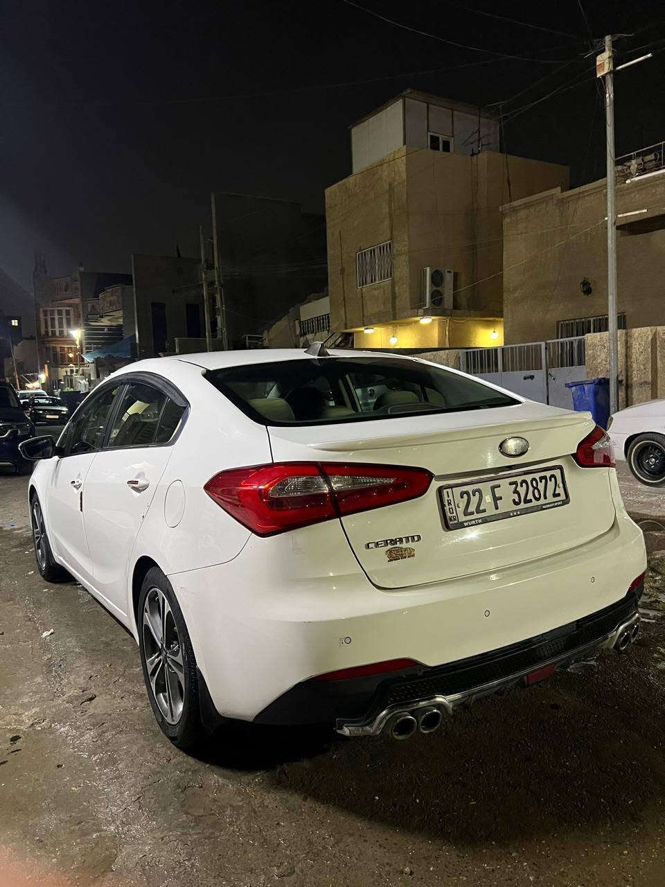 سيراتو ٢٠١٤ خليجي أربيل سنويه باسمي ٢٠٢٩ رقم جديد
مكفوله كفاله عامة كشر مكينه كير محرك ١٦٠٠ دوش 
حساسات امامي خلفي 
شفتات ستيرن كاميرا مرايات سلايد بصمه تشغيل بصمه ابواب سلايد روف سقف 
فول مواصفات واحد ع واحد 
برغي ممفتوح بيه بلاديه 
دوشمه كشنات جلد تركي اصلي جديدة تخم تاير جديد مكان الكرادة
الاتصال ع الرقم ***********
