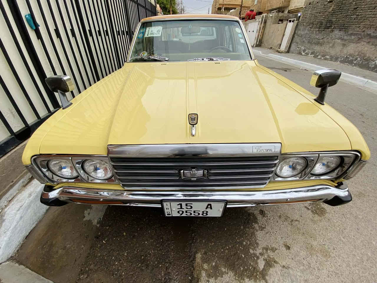 TOYOTA CROWN delux 1979
{TOYOTA CROWN delux 1979
{

TOYOTA CROWN delux 1979
{TOYOTA CROWN delux 1979

للبيع تويوتا كراون ديلوكس ١٩٧٩ رقم انكليزي انبار مشروع وطني محرك سته سلندر كير طرح أوتوماتيك ￼تبريد شغال ستم صوت اريل كهربائي صدر جديد امامي خلفي تخم تاير سياره احلى من صور مكاني بغداد 
 سيارة كفاله عامه رقم ***********

للبيع تويوتا كراون ديلوكس ١٩٧٩ رقم انكليزي
ل
