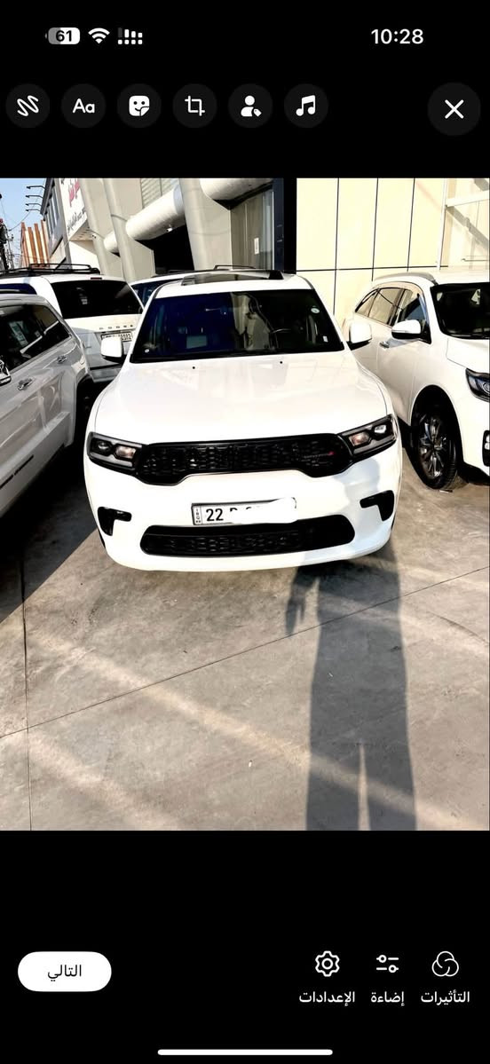 دوج دورنكو GT  كفاااله عامه 

موديل 2021 GT 

مواصفاتها 

شاشه

فتحه 

 كاميرا خلفية -

حساسات خلفية-

كشنات كهربائيه-

صندوك كهربائي-

بصمه-

دخول ذكي-

٣ قطع تبريد-

مثبت سرعة-

كشنات خزن ميموري-

نضام ايكو -

اشاير بالمري-

تشغيل عن بعد

مكان السياره البصرة ***********
