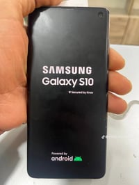 جهاز اس 10 كلكسي ذاكره 128 معالجه قوي جهاز بي كسور بل ضهر جهاز سريع بي...