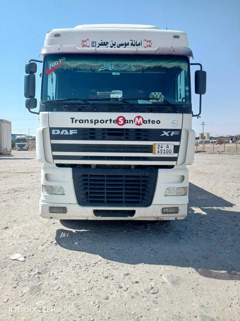 السلام عليكم سياره للبيع داف صهاريج موديل٢٠٠٣ مواصفات ريتايدر صوفج و تبريد و ثلاجه طوناج جي بي اس سنتين سياره باسمنا سنويه لغايه ٢٠٢٩ شهر ١٠ سياره جاهزه للشغل استفسار *********** واتساب
