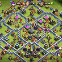 كلاش تاون 14 • تبديل حساب • فيسبوك تيك توك