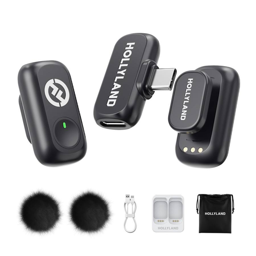 HOLLYLAND LARK A1 نك مايك هولي لاند لارك
جديد غير مستخدم كامل ملحقات منفذ تايب سي type c 
السعر 60 الف شامل التوصيل 
متوفر توصيل لجميع المحافظات ***********
