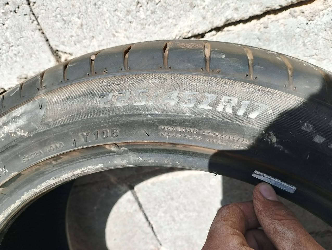 تايرات بي أم للبيع حجمهن موضح بل صوره السعر 150وبيهن مجال


**إذا كنت صاحب هذا الإعلان وتريد حذفه لأي سبب، رجاءا أرسل رسالة إلى الدعم الفني**