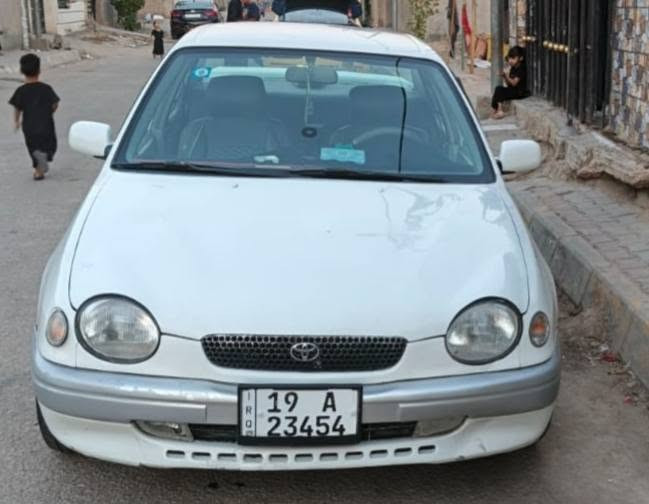 يسرة بلادي
السلام عليكم 
كورلا يسرة بلادي موديل1999 سنويه لـ(2030) بأسمـي 
مكينة (1600) وگير(اوتوماتيك) 
تخم تاير جديد
تحويل ثاني يوم 
مصبوغة عام 
بيه ضربه بلباب اليمنه الخلفيه
المكان:كربلاء قضاء الجدول الغربي 
الرقم: ‏‪***********‬‏
السعر: 58$ وبيها مجال 
رقمه: كربلاء انكليزي
