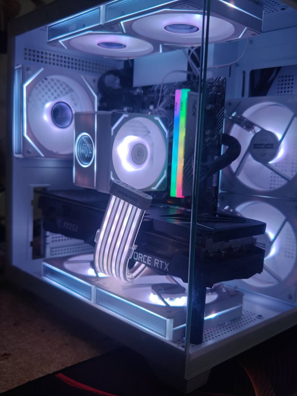 تجميعة للبيع
GPU: RTX 3070TI MSI 8GB 3FAN

CPU: RYZEN 5 5500 

RAM: 16GB DDR4 3200MHZ RGB

STORAG: 1TB SSD NVme T-force

MB: B450M-K II AUSU PRIME

PSU: 650W+80

توصيل موجود لكل محافظات

1100سعر


**إذا كنت صاحب هذا الإعلان وتريد حذفه لأي سبب، رجاءا أرسل رسالة إلى الدعم الفني**