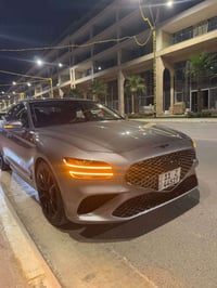 السلام عليكم جنيسس g70 موديل 2023 حادث موضح بلصور ماشه 37كيلو متر محرك...