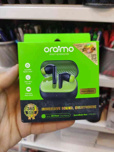 🎧 سماعة اورايمو الاصلية 

👈 افضل سماعة بلوتوث 
👈 بطارية تدوم حتى 30 ساعة 
👈 تشغيل بلوتوث لمسافة 10 متر  
👈 متوفرة ب 3 الوان ( الأبيض ـ الأسود - الأخضر)
👈 السماعة تدعم الصوت المحيطي 360 درجة 
👈 السماعة مدعومة ببرنامج هاتف تستطيع التحكم بها 
👈 ضمان حقيقي من عين الفهد ( اقوى ضمان بالعراق )  

     السعر  16.000  الف دينار          السعر تفليش 🥳🥳🥳

يمكنكم التواصل معنا عبر رقم الهاتف :
***********  اتصال - واتساب - تلكرام
***********  اتصال

العنوان : الانبار - الفلوجة - حي الجمهورية - شارع الكماليات - داخل قيصرية سنتر الرباط للمفروشات

توصيل داخل الفلوجة  2000 
توصيل لكل محافظات 5000
