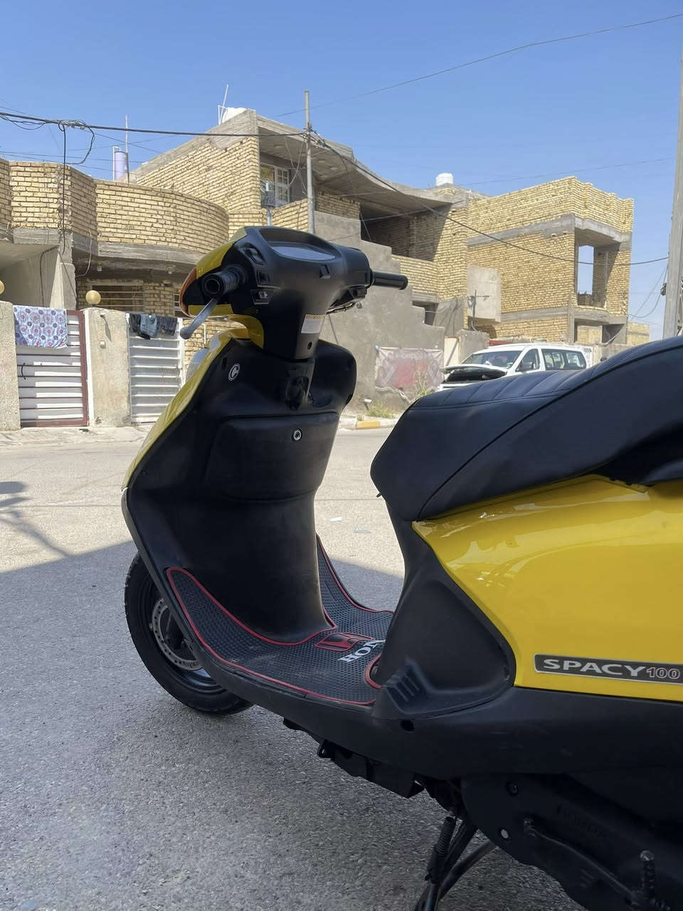 السلام عليكم دراجه سبيسي ياباني للبيع دراجه جاهزه مكينه مفتوحة رايمر كهربائيات كلة شغالة قفل جنطة قفل ستيرن شغال مكان خاجية ***********
