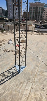 كربلاء • تنصيب برج • حديد كافة الأحجام
