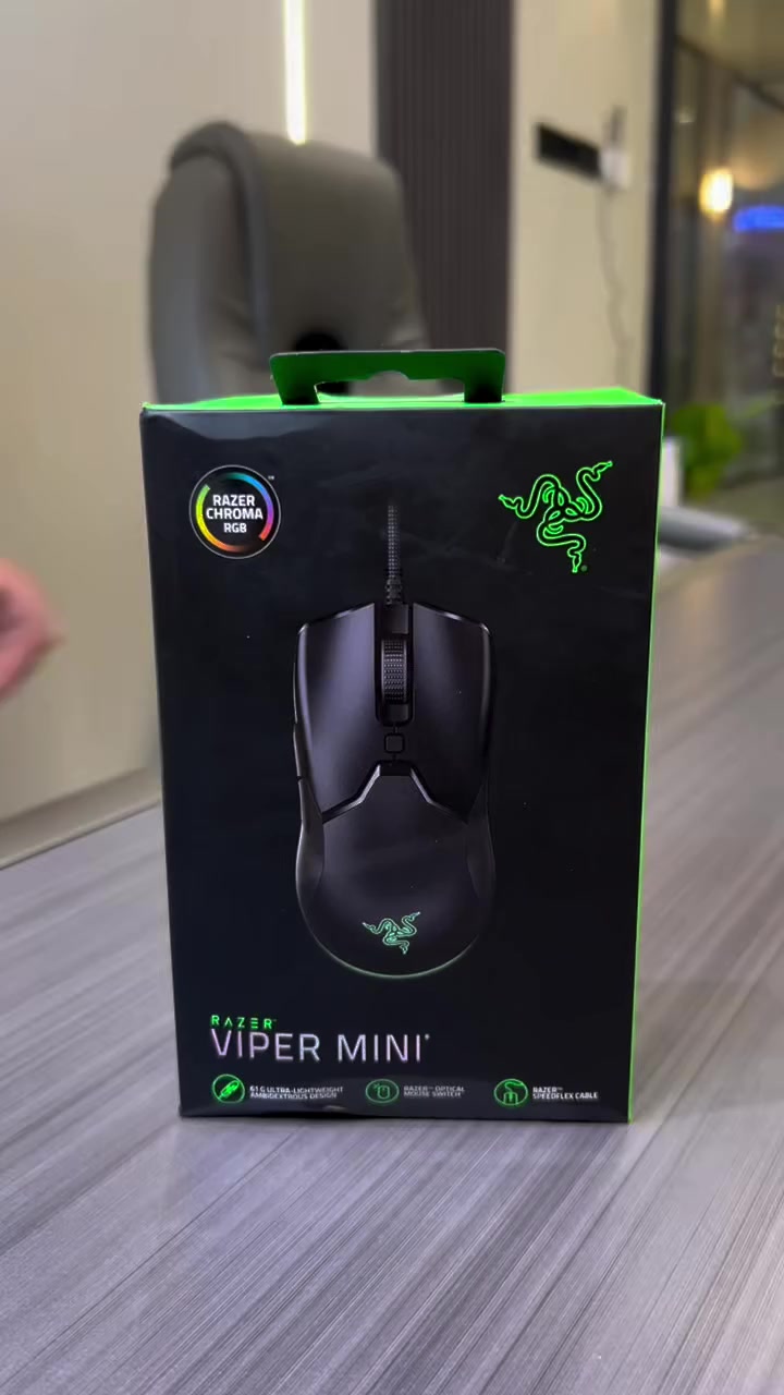 السلام عليكم ❤️ 

ماوس Razer viper mini 
 
 مستشعر بصري PixArt 3359 بدقة 8500 DPI
 
 استجابة 1ms  
 
 أزرار Razer Optical (50 مليون نقرة)
 
 6 أزرار
 
 إضاءة Chroma RGB

 أقدام PTFE 100% لانزلاق سريع على أي سطح

 تصميم صغير ووزن فائق الخفة بدون Honeycomb – مثالي للأيادي الصغيرة وللاعبين اللي يريدون أقصى سرعة ودقة.

السعر : 18 ألف دينار 

توصيل ⚡ بغداد 3 آلاف محافظات 5 آلاف


**إذا كنت صاحب هذا الإعلان وتريد حذفه لأي سبب، رجاءا أرسل رسالة إلى الدعم الفني**