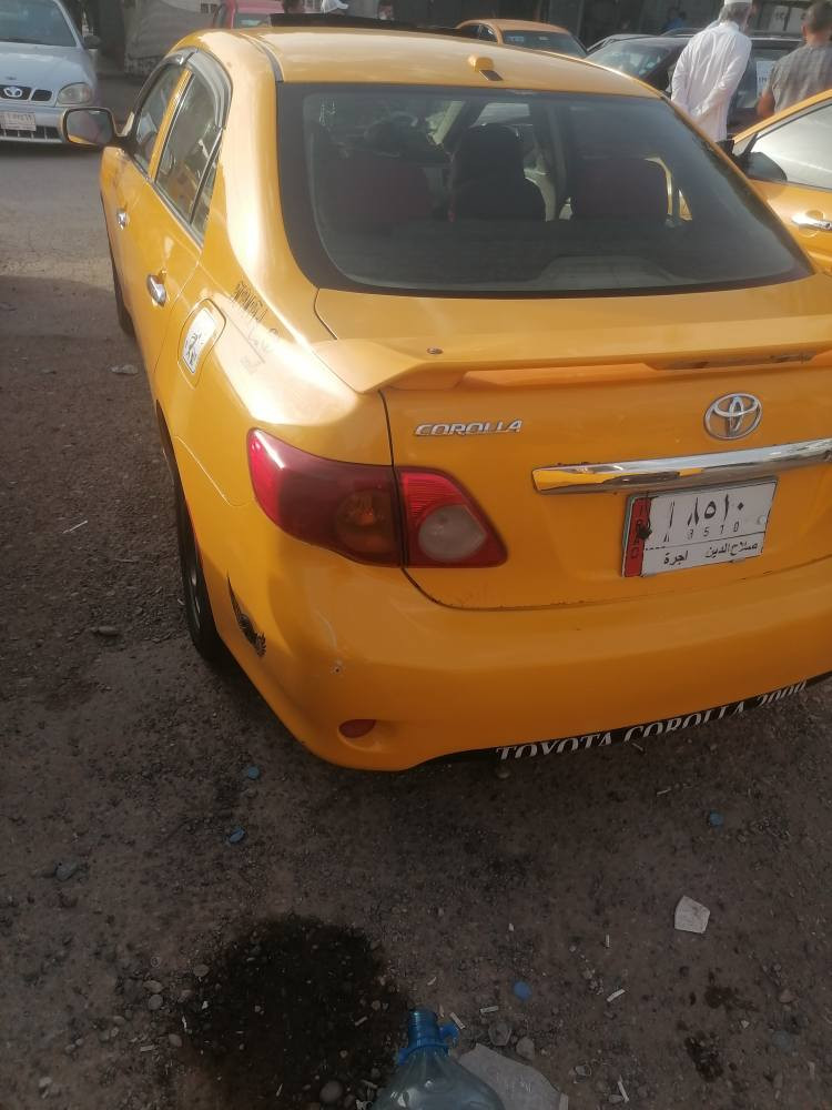 كورلا ٢٠٠٩ للبيع او مراوس مشروع وطني لحد ٢٠٢٨ ضررهه قطعه وحده مبدلا بدون دواخل  دفتر بانزين بي منضومه غاز بي مال شركه ويا كارت شرط التحويل ول وكالا للاستفسار الاتصال *********** كركوك, العراق

