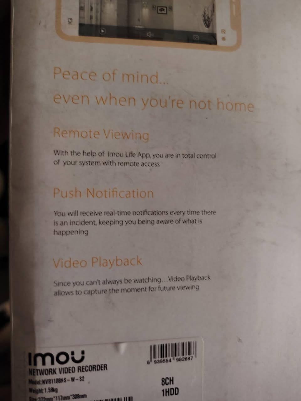 nvr imou 8 ch
مع هارد 512
السعر 55 مع التوصيل


**إذا كنت صاحب هذا الإعلان وتريد حذفه لأي سبب، رجاءا أرسل رسالة إلى الدعم الفني**