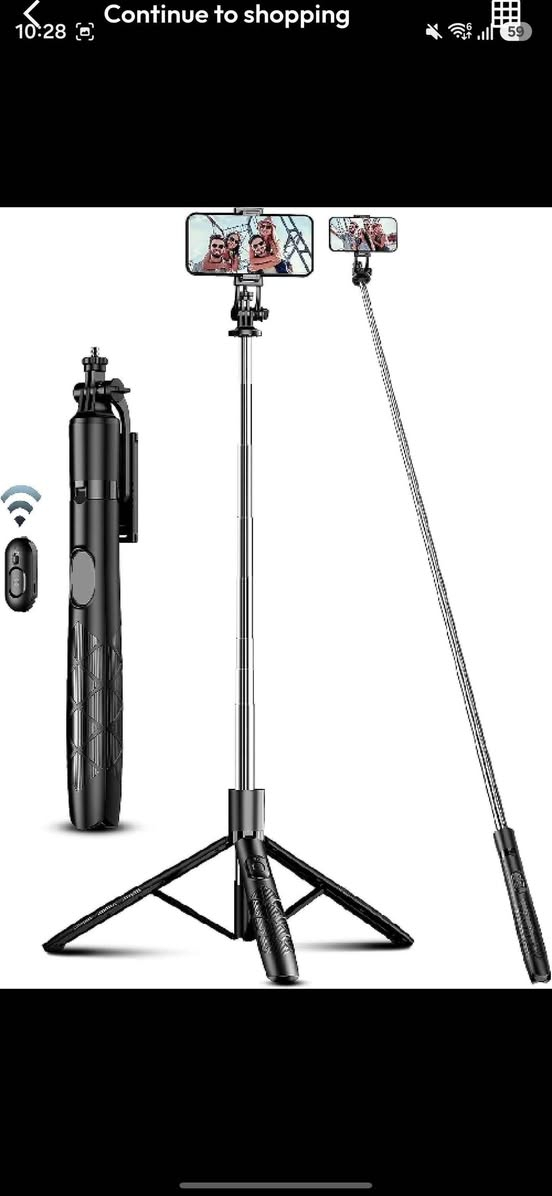 (Tripod 3 in 1 )
ستاند بو فروتنی ب ۳ شیوازا دشیی بکاربینی
۱-وه‌ک دتری سیلفی کو دریژیا وی حه‌تا ۱۱۵سم 
۲-ستاند بو ته‌سیرا کو کونتروله‌ک دگه‌له بلوتوث شول دکه‌ت دشی دیراتیه‌کا زیده ته‌سیری پی‌ بگری 
۳- وه‌ک ستابیلایزه‌ر (stabilizer) بکار بینی 
WhatsApp: 750-307-5907
بو زانین جدیده تنی کارتون گه‌ل نینه سعر ۲۰ هزار. دهوك, العراق


**إذا كنت صاحب هذا الإعلان وتريد حذفه لأي سبب، رجاءا أرسل رسالة إلى الدعم الفني**