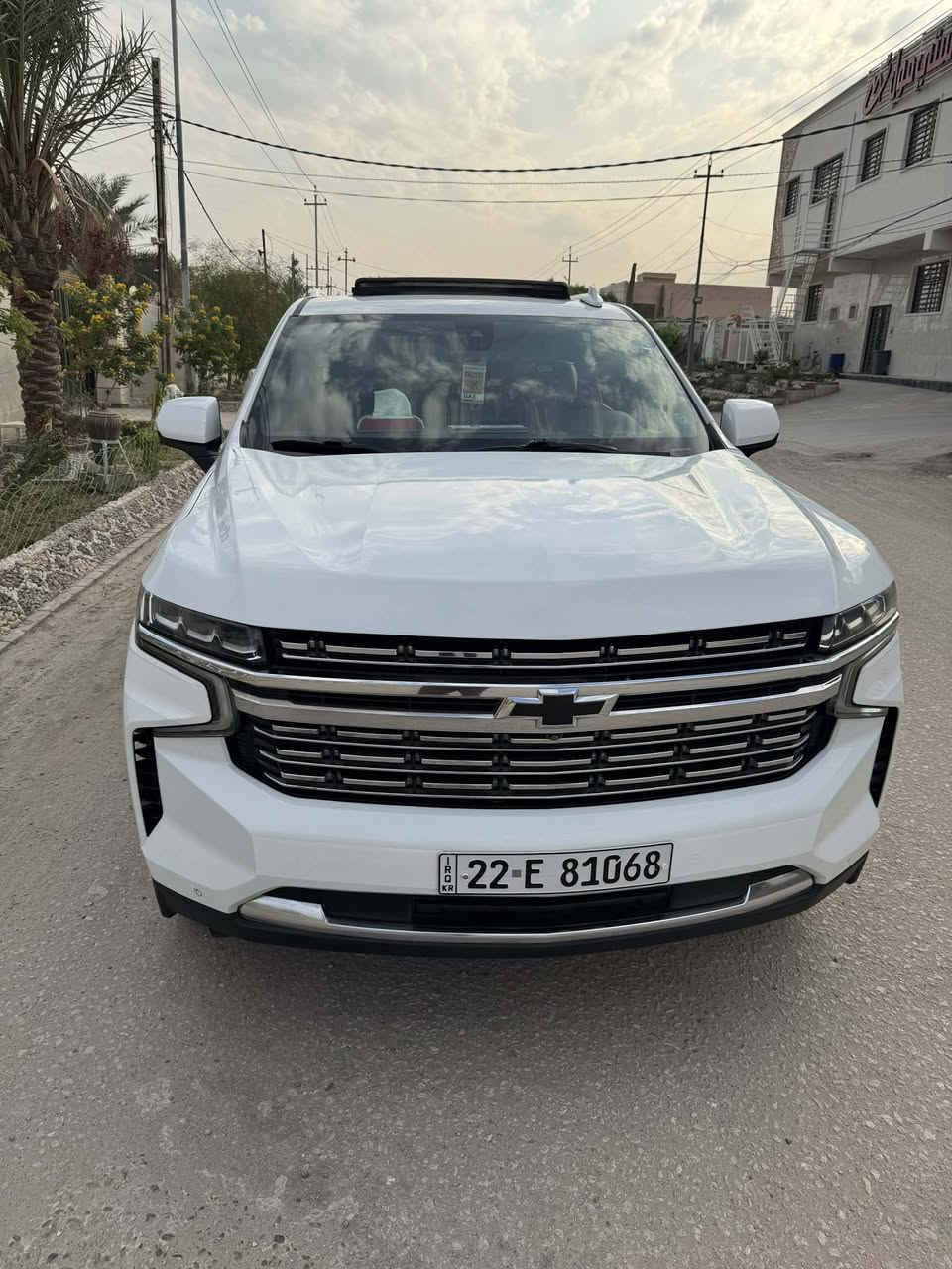 السلام عليكم من رخصة الادمن عندي شوفرليت تاهو موديل 21 فئة LT1 واحد على واحد مواصفات حادثها فقط شبر بالبنيد ونفسه مصلحه بدون ايرباك بدون دواخل خلاص السياره بانوراما كشن كهرباء جلد Vip  كشن خزن ميموري داتشو كبير حساس امامي خلفي رادار جانبي خلفي امامي توقف ذاتي سياقة ذاتيه نقطه عمياء مري كهرباء + قلابة شاحن لاسلكي ثلاجة 5كامرات محيطيه  كشنات حار بارد وبعد بيها  هواي مواصفات رقم اربيل انكليزي تحويل وكاله حاظر محرك 5300 المرغوب ممفتوح بشرط رايدها 395 مكان السياره بالحله رقمي
اخوان اقره المنشور زين واتصل والي ميعجبه السعر او السياره يعبرها بكلام طيب وآسف على الاطاله
***********
***********
