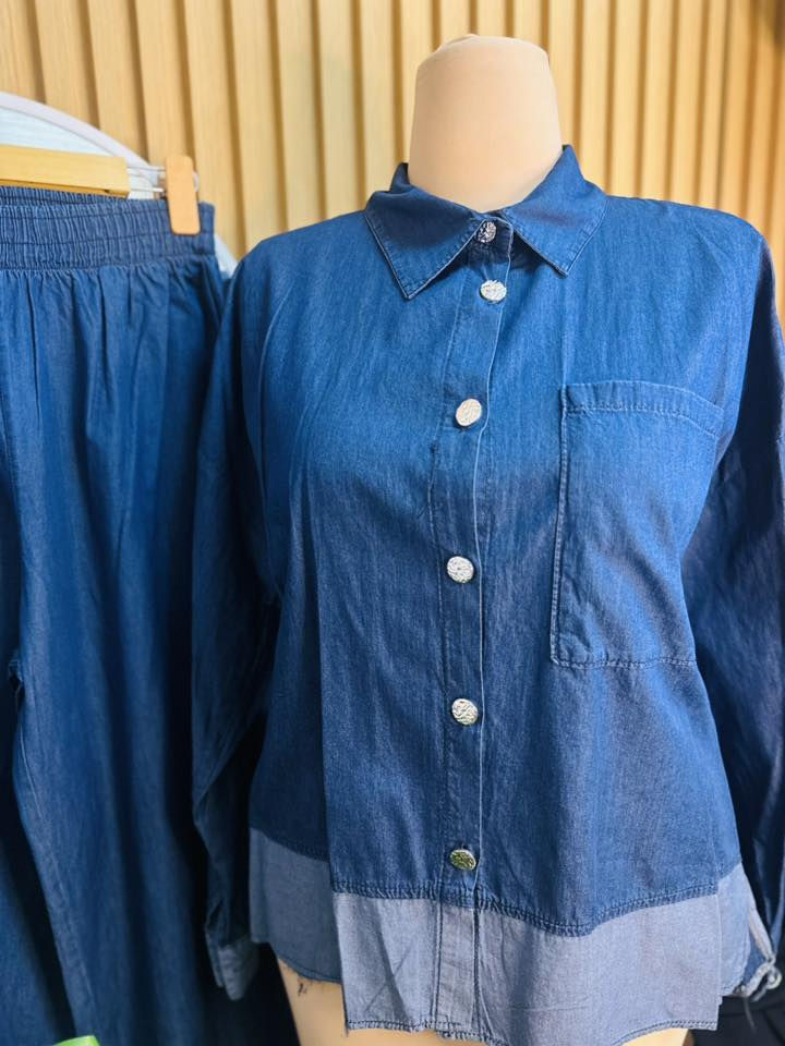 سوت جينز 💙
خامه تركي درجه اولى صيفي ✨
قياس 38_40_42_44_46 

متوفر بلونين 💙🩵

💙⤵️

للحجز والاستفسار يرجى مراسله الصفحه
رقم هاتف واتساب ***********
توصيل بسماية 1000
بغداد 5000
محافضات 6000
يوجد دفع عن طريق الماستر كارد ✅💵
