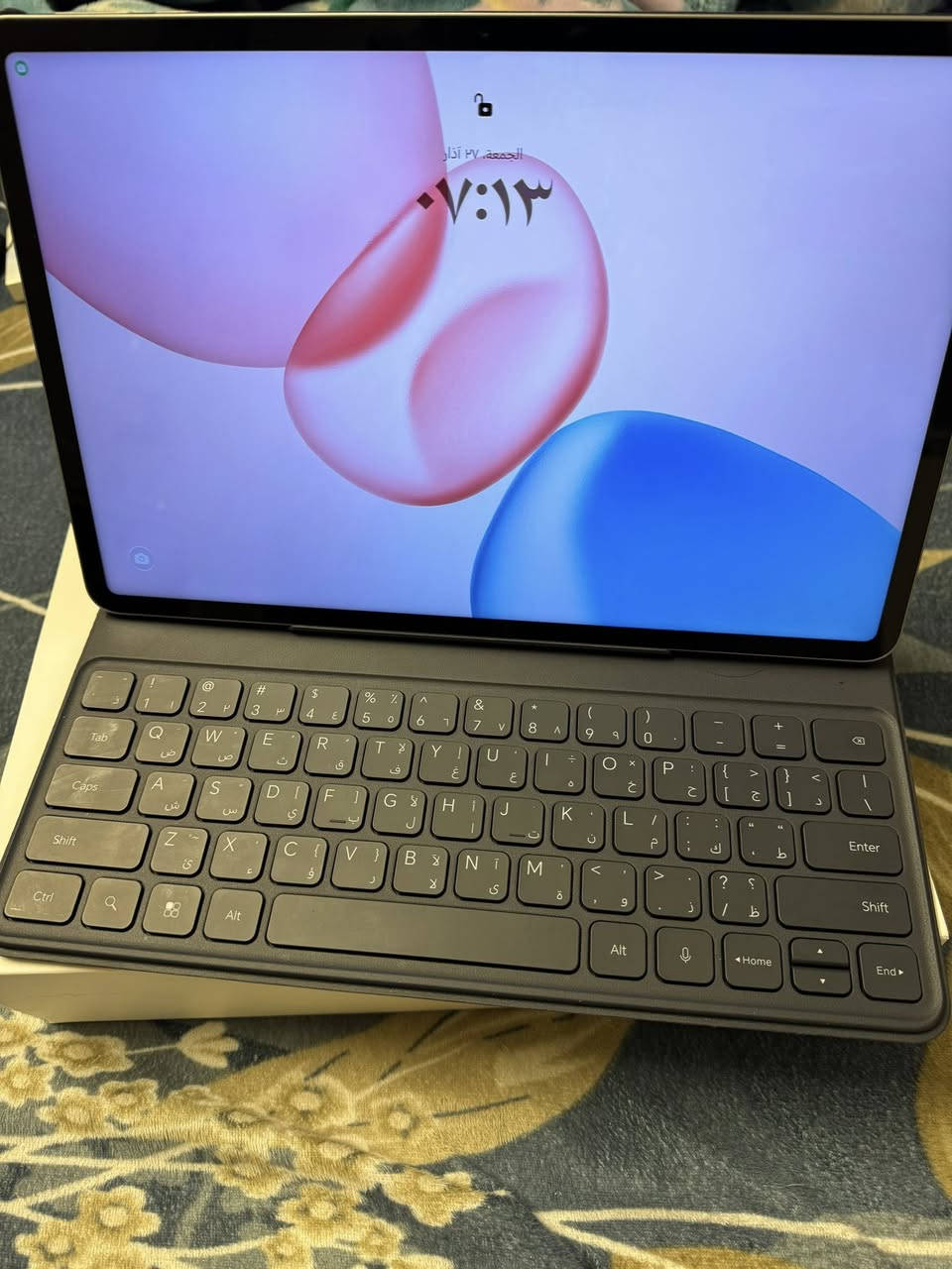 سلام عليكم ايباد هونر باد 10 البيع كامل هو وكيبور وبل ضمان 
***********
السعر 450
