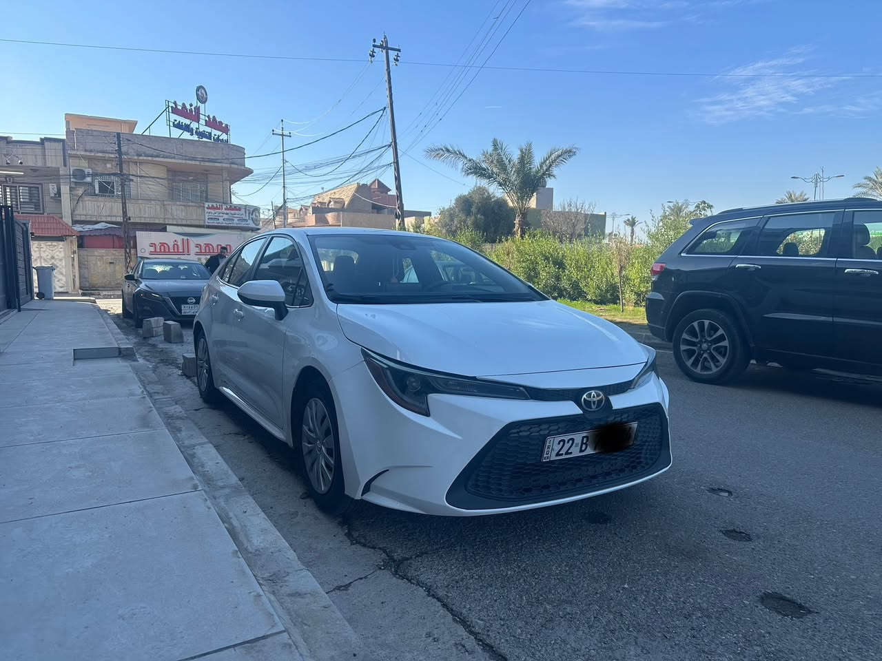 كورلا 2021 LE
رقم اربيل الجديد
رادار امامي /تحديد مسار
كاميرا خلفي / شاشة كبيرة / حجر بيئة بلادي
قيادة ذاتية / بريك بصمة / اوتو هولد 
(كير /مكينة/حدادية /طخم اطارات/ بطارية ) كلة جديد
الضرر ( بوند مصبوغ + تعديل بارد 5 اصابع جاملغ امامي)
السعر /165$
مكان السيارة الموصل 
***********
