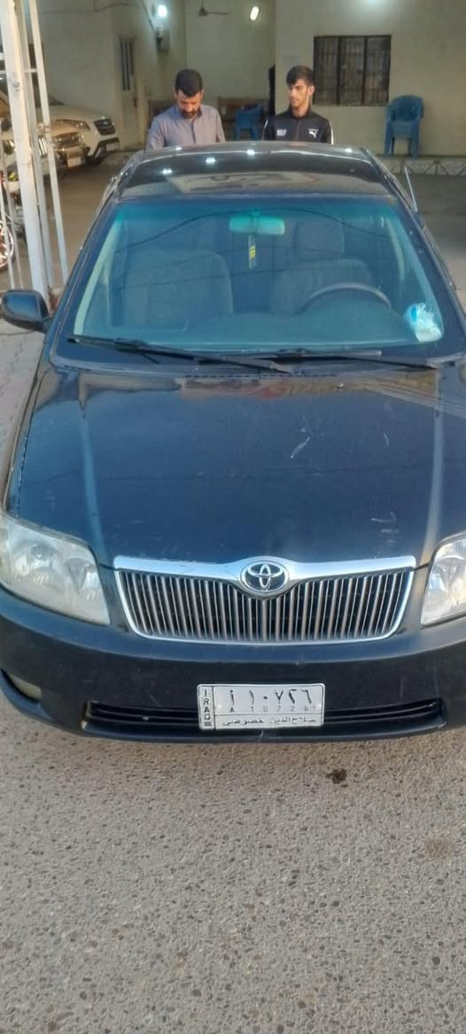 كورلا 2008 صبغ عام للجماليه تخم تاير  كير محرك خير من الله حجم المحرك 1800رقم صلاح الدين  تبريد  كلها تمام السعر 76وبيها مجال مكلف بالنشر اتصل ع صاحب السيارة رقم الهاتف ***********السكن قضاء الضلوعية
