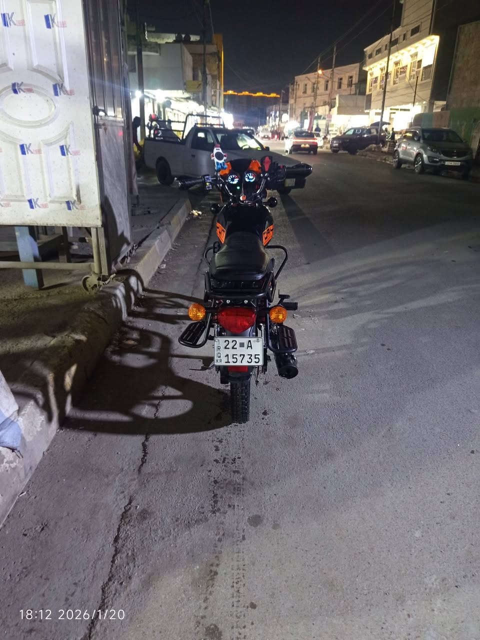 دايون جبلي مديل 25 للبيع مكينه 200CC
سلام عليكم دراجه دايون بعدها بحاله الوكاله ماشيه 650 كيلو فقط ممشتغله دلفر استخدام شخصي مرقم اربيل وسنويه بسمي تحويلها سهل ساعه ميطول 
مكاني بغداد الكرخ عارضها ب2400 وبيها مجال  هيج نضافه بهيج سعر ماكو  رقمي *********** اتصل او واتساب لو تعال خاص وتدلل
