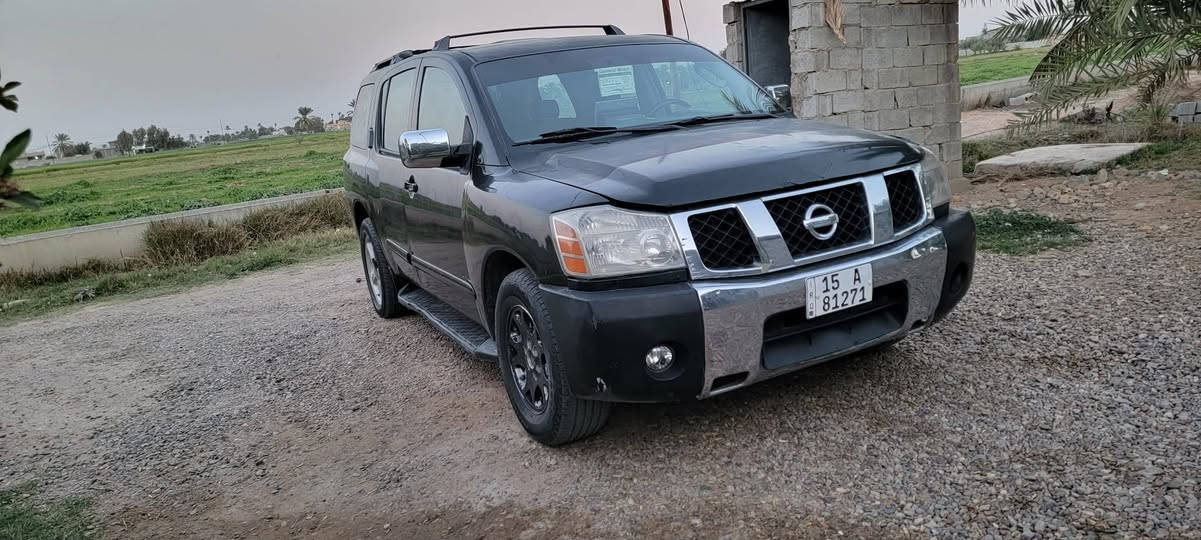 نيسان ارمادا ٢٠٠٥ كير مكينه جدد حداديه جديده تخم تاير جديد سياره جاهزه اي نقص ما بيها للبيع او للمراوس السعر ٧٨ رقمي *********** عنواني غرب سجن ابي غريب بغداد, العراق
