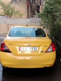 نيسان فيرسا 2012 رقم صلاح الدين دولي بأسمي  حادثهه جاملغ خلفي شواصي لغ...