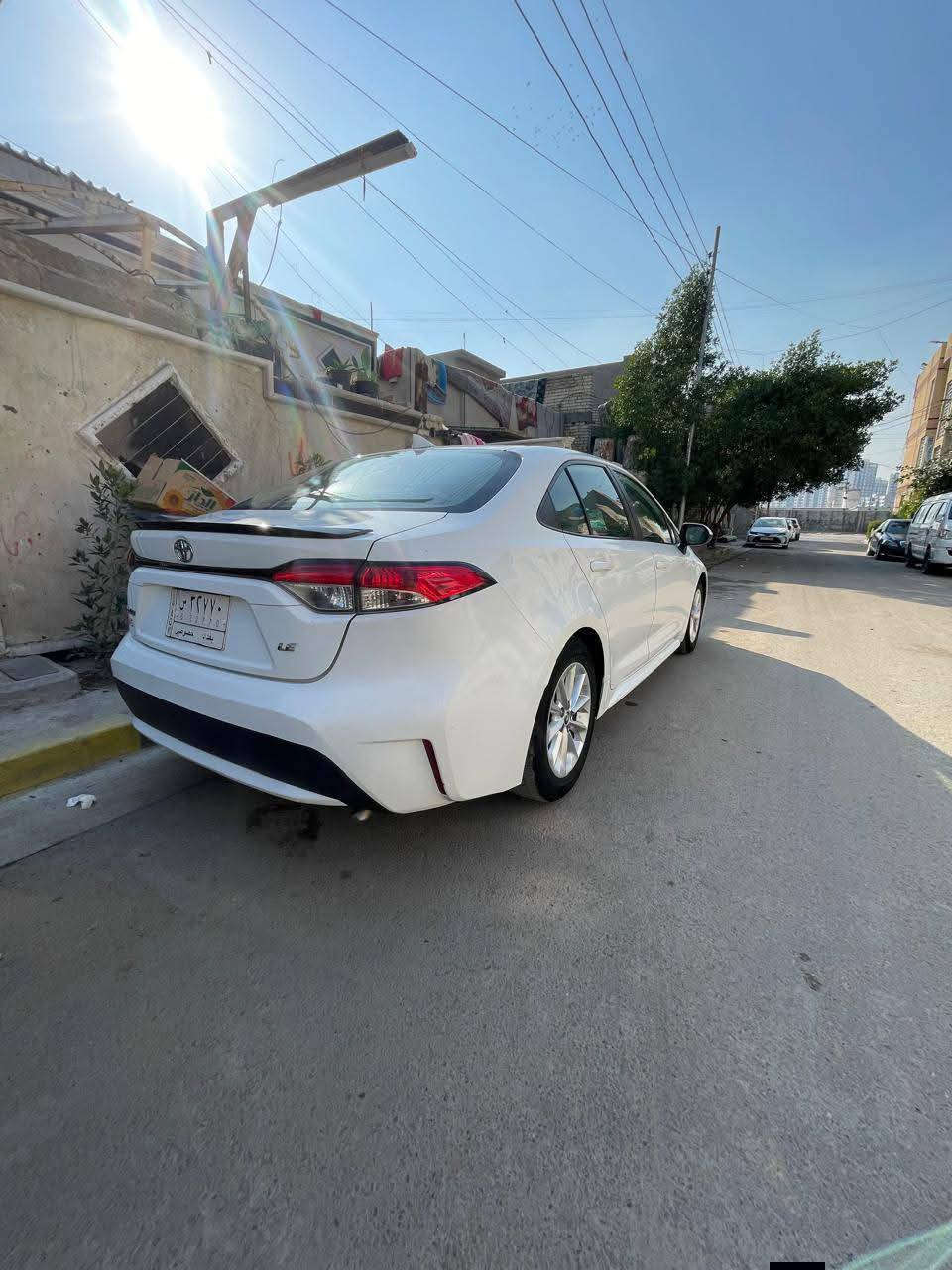 سلام عليكم 
كورله وارد أمريكي 
موديل 2021
ضرر خلفي مثل ما موضح قبق جنطه فقط 
رقم بغداد بسمي
مكاني بغداد حي جهاد 
سعر155‹ وبيه مجال
تصال ‏‪***********‬‏
