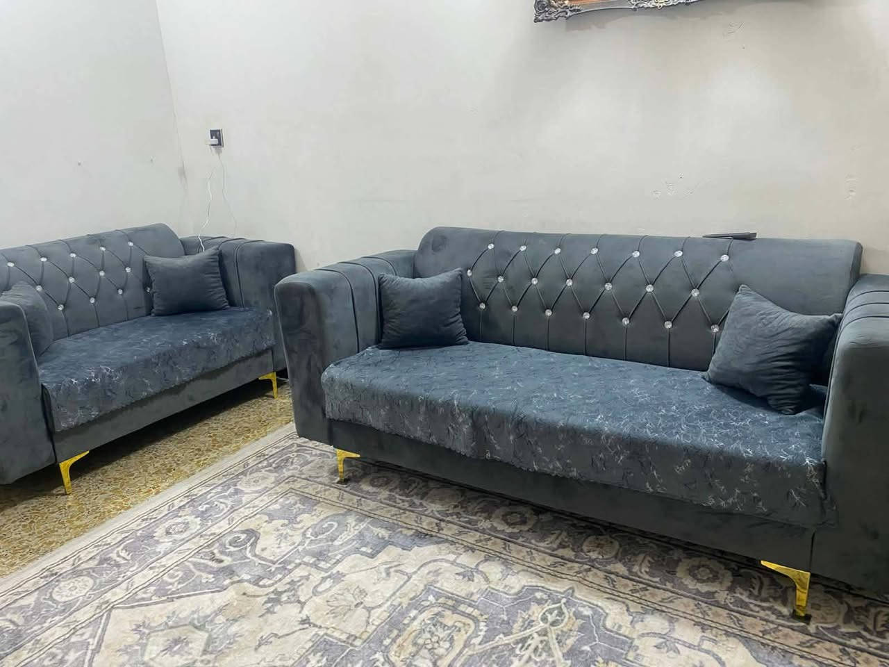 السلام عليكم
أغراض للبيع

تخم 5مقاعد شغل عراقي موسوكي توصا
جديد مابي ولا شخطه السعر 350

غرفه 5قطع عراقي تفصال تركي صاج تكمه نضيفه فول مابيها ولا شخطه سعرها مليون وربع


**إذا كنت صاحب هذا الإعلان وتريد حذفه لأي سبب، رجاءا أرسل رسالة إلى الدعم الفني**