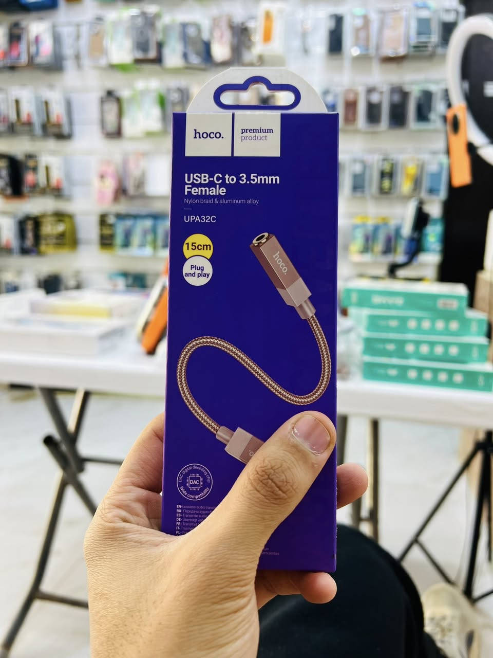 ⚙️ توصالة Audio Adapter ⚙️

📲 آيفون 📲 تايب سي 

متوفرة الآن في مركز الفجر للموبايل 🔥 

📍موقعنا : قضاء الفجر - شارع 30 - مجاور فلافل حمادي - مقابل مقهى سيد شمخي 
للحجز و الإستفسار مراسلة الصفحة أو الإتصال على الرقم *********** 📞
